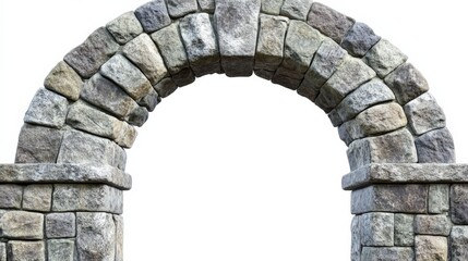 a stone archway against a white background
