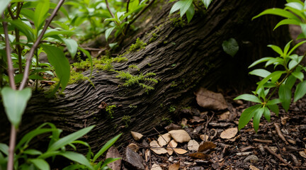 Obraz premium roots in the forest