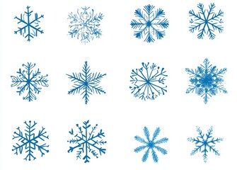 Snow flake background abstract wallpaper