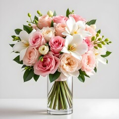 Obraz premium Valentine's Day flowers bouquet