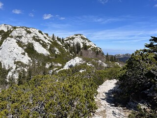 Premuzic hiking trail or Premuzic Trail - Northern Velebit National Park, Croatia or Premuzic-Wanderweg or Premuzic's Trail (Pješački planinarski put Premužićeva staza - NP Sjeverni Velebit, Hrvatska)