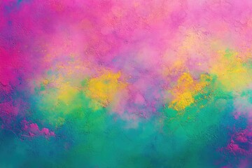 Fototapeta premium Colorful Holi powder explosion, festive background