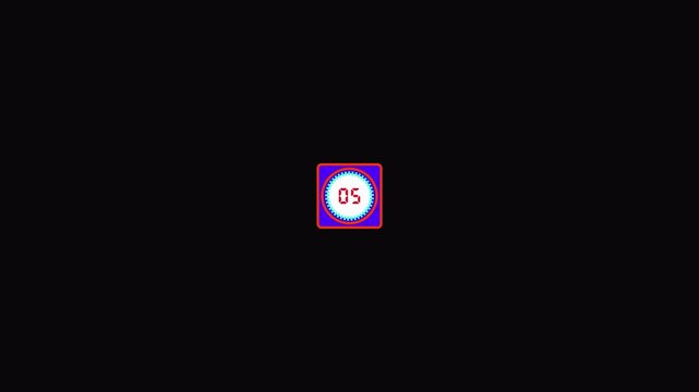  Countdown from 10 to 1, countdown number animation,10 second countdown timer animation, 10 seconds countdown timer on black background.