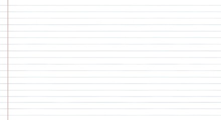 Fototapeta premium white lined paper with a blank, minimalistic design for writing or note-taking purposes