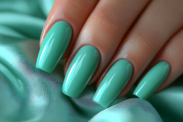  An image of trendy nail art ideas 2025 on a light background showcasing chic designs and fashionable colors, perfect for modern and stylish nail art inspiration