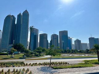 Fototapeta premium Skyline von Abu Dhabi