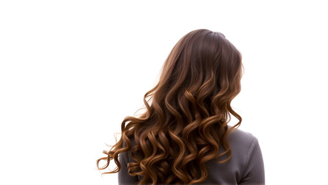 recommend clip art: PNG Long wavy brown hair