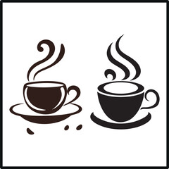 Obraz premium Tea Cup silhouette