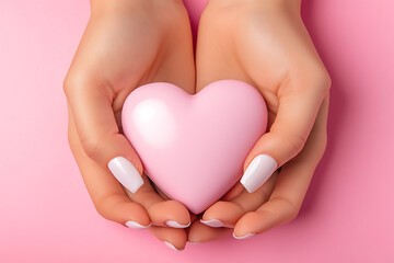 Obraz premium An image of trendy nail art ideas 2025 on a light background that shows chic design, trendy colors, perfect for modern nail art