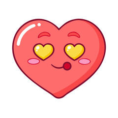 heart emoji heart emoji vector illustration - simple illustration of heart emoji, perfect for logos heart emoji