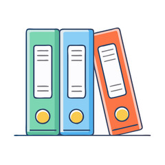 binder vector icon, binder vector illustration - simple illustration of binder, perfect for logos binder