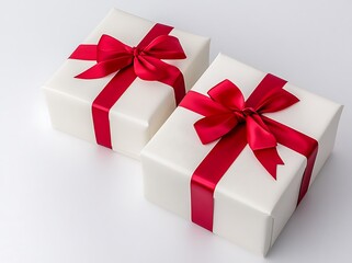 Obraz premium red gift box