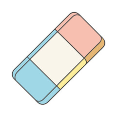 eraser vector icon, eraser vector illustration - simple illustration of eraser, perfect for logos eraser