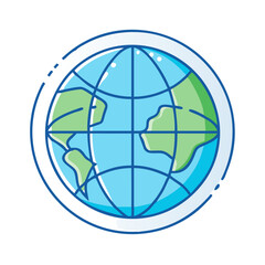 globe vector icon, globe vector illustration - simple illustration of globe, perfect for logos globe