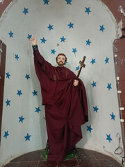 St. Francis Xavier Statue in a Peaceful Setting