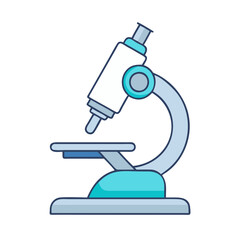 microscope vector icon, microscope vector illustration - simple illustration of microscope, perfect for logos microscope