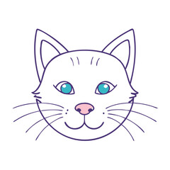 cat whiskers vector icon, cat whiskers vector illustration - simple illustration of cat whiskers, perfect for logos cat whiskers