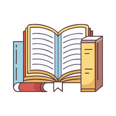 classic literature vector icon, classic literature vector illustration - simple illustration of classic literature, perfect for logos classic literature