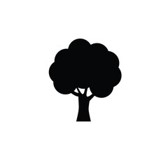 Tree icon flat vector design