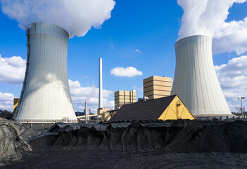 Nuclear power plant Temelin in Czech Republic.
