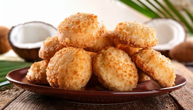 coconut macaroons sweet tropical delight on historical past