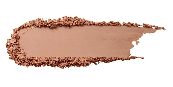 A smooth chocolate makeup foundation smear swatch showcases the latest beauty trends
