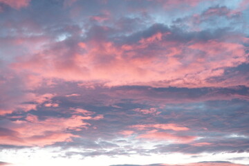 Obraz premium Pink clouds