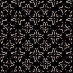 Beautiful floral pattern in small abstract flowers. Small colorful flowers. White background. Ditsy print. Floral seamless background. The elegant the template for fashion prints. Stock pattern.