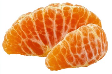 close-up of orange fruit segments