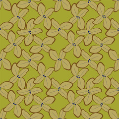 watercolor floral flower seamless pattern