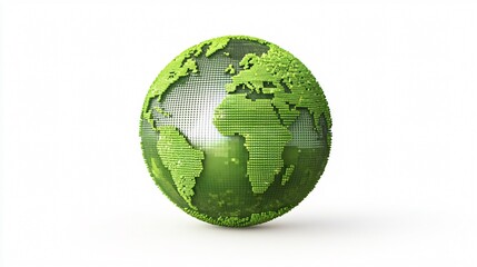Global Solar Panel Icon Supporting Green Energy - Center Focus
