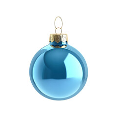Obraz premium A Blue Christmas ball png