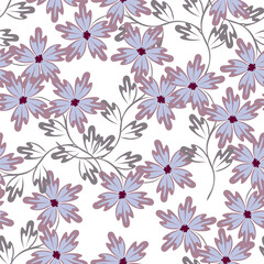 Hand drawn colourful florals Seamless pattern. Abstract Florals pattern. Colourful background. Designed for paper, cover, fabric, decor, wall paper and etc.