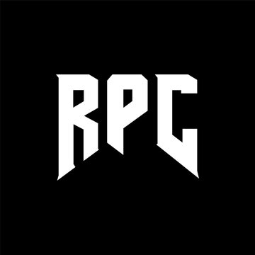 RPC letter logo design for technology company. RPC logo design black and white color combination. RPC logo, RPC vector, RPC design, RPC icon, RPC alphabet. RPC typography logo design.