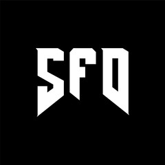 SFD letter logo design for technology company. SFD logo design black and white color combination. SFD logo, SFD vector, SFD design, SFD icon, SFD alphabet. SFD typography logo design.