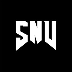 SNV letter logo design for technology company. SNV logo design black and white color combination. SNV logo, SNV vector, SNV design, SNV icon, SNV alphabet. SNV typography logo design.