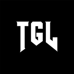TGL letter logo design for technology company. TGL logo design black and white color combination. TGL logo, TGL vector, TGL design, TGL icon, TGL alphabet. TGL typography logo design.