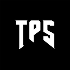 TPS letter logo design for technology company. TPS logo design black and white color combination. TPS logo, TPS vector, TPS design, TPS icon, TPS alphabet. TPS typography logo design.