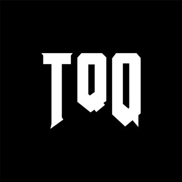 TQQ letter logo design for technology company. TQQ logo design black and white color combination. TQQ logo, TQQ vector, TQQ design, TQQ icon, TQQ alphabet. TQQ typography logo design.
