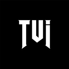 TUI letter logo design for technology company. TUI logo design black and white color combination. TUI logo, TUI vector, TUI design, TUI icon, TUI alphabet. TUI typography logo design.