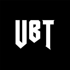 UBT letter logo design for technology company. UBT logo design black and white color combination. UBT logo, UBT vector, UBT design, UBT icon, UBT alphabet. UBT typography logo design.