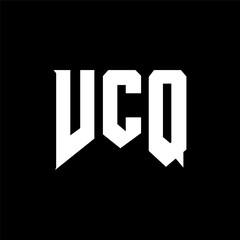 VCQ letter logo design for technology company. VCQ logo design black and white color combination. VCQ logo, VCQ vector, VCQ design, VCQ icon, VCQ alphabet. VCQ typography logo design.
