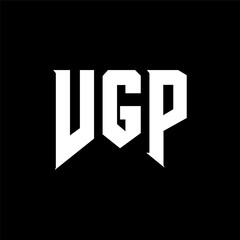 VGP letter logo design for technology company. VGP logo design black and white color combination. VGP logo, VGP vector, VGP design, VGP icon, VGP alphabet. VGP typography logo design.