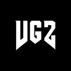 VGZ letter logo design for technology company. VGZ logo design black and white color combination. VGZ logo, VGZ vector, VGZ design, VGZ icon, VGZ alphabet. VGZ typography logo design.