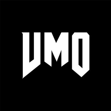 VMO letter logo design for technology company. VMO logo design black and white color combination. VMO logo, VMO vector, VMO design, VMO icon, VMO alphabet. VMO typography logo design.