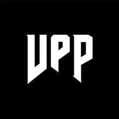 VPP letter logo design for technology company. VPP logo design black and white color combination. VPP logo, VPP vector, VPP design, VPP icon, VPP alphabet. VPP typography logo design.