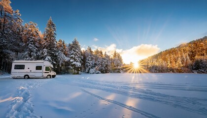Glowing Snowflakes: Experiencing Winter's Best in an RV