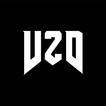 VZD letter logo design for technology company. VZD logo design black and white color combination. VZD logo, VZD vector, VZD design, VZD icon, VZD alphabet. VZD typography logo design.