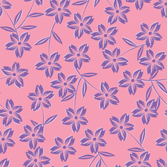 Hand drawn colourful florals Seamless pattern. Abstract Florals pattern. Colourful background. Designed for paper, cover, fabric, decor, wall paper and etc.