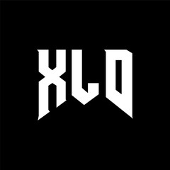 XLD letter logo design for technology company. XLD logo design black and white color combination. XLD logo, XLD vector, XLD design, XLD icon, XLD alphabet. XLD typography logo design.